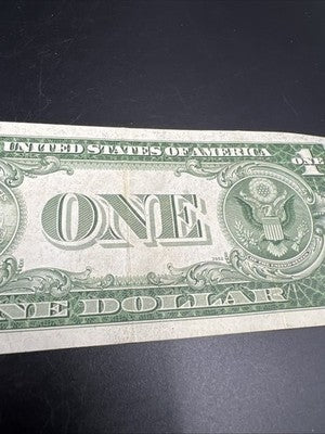 1935 B $1 One Dollar US Silver Certificate Blue Seal VF Very Fine Circ #214