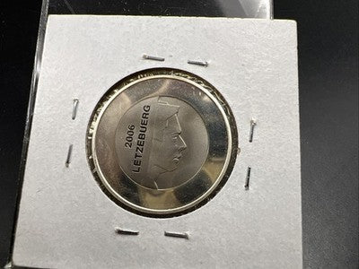 Luxembourg 10 Euro 2006 150 Years State Savings Bank Silver Titanium