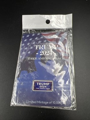 The People's President Donald Trump 5 Gram .999 Silver Bar in Packadging
