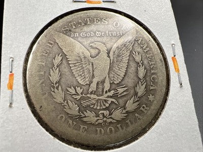 1878 CC Morgan Silver Dollar Coin AG About Good Circulated