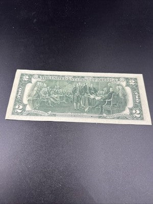 1976 $2 Bicentennial Postal $2 FRN Note Bill Neat Serial # 11273911 CH AU