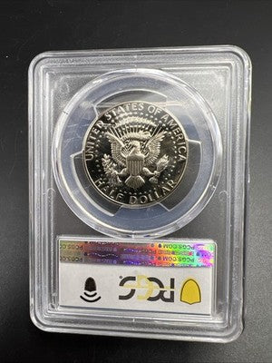 1980 S 50c Kennedy Proof 50c Half Dollar PCGS PR69 DCAM Used Holder