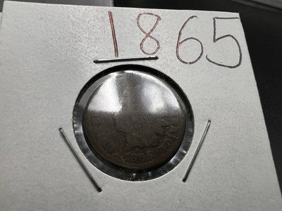 95 Years of US Coins Set 1960 10c VF / XF Silver Dime & 1865 Indian Cent Coin AG