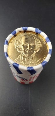 2008 P Martin V Buren Presidential Dollar US Mint Roll of 25 Coins Uncirculated