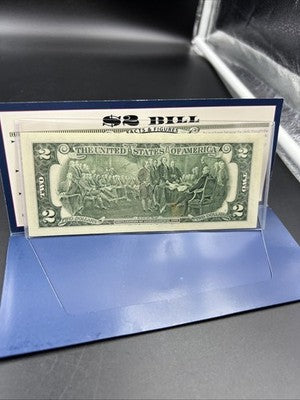 Independence Day Colorized Enhanced 2017 A 2 Two Dollar Federal Reserve Note Unc