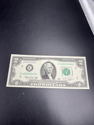 1976 $2 FRN Bicentennial Federal Reserve Note XF EF #848 Richmond District