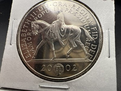2002 Golden Jubilee Great Britain 5 Pounds Coin BU UNC