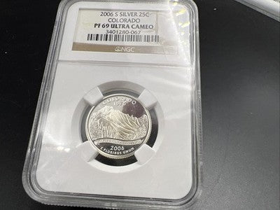 2006 S Colorado State Statehood Silver Quarter Coin NGC PF69 UCAM #067