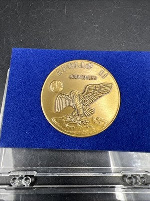 1969 Project Apollo Bronze Medal UNC in snaplock