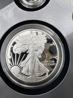 2017 Limited Edition US Silver Proof Set Complete w/ Box COA sk#A