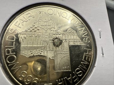 1968 San Antonio World's Fair Hemisfair Souvenir Medal