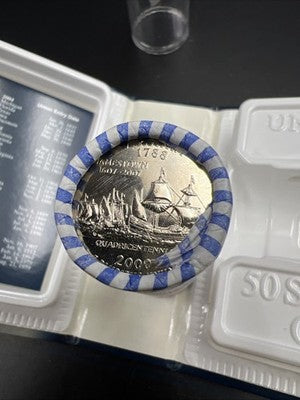 US Mint Certified 2000 D Virginia State Statehood Quarter Roll BU UNC