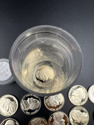 2001 S 5c Proof Jefferson Nickel 40 Coin Roll Choice Proof