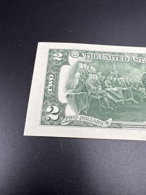 2017 A $2 Two Dollar Federal Reserve Note UNC Neat Serial #200