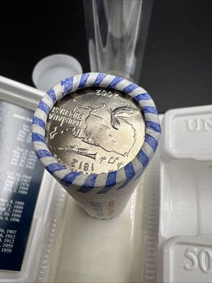 US Mint Certified 2002 P Louisiana State Statehood Quarter Roll BU UNC