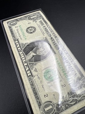 Lot of 5 1963 B $1 Barr FRN Federal Reserve Notes One Dollar Bills VG + #660