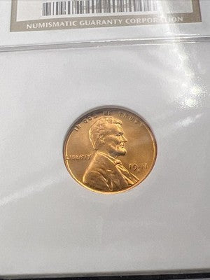 1941 S 1c Lincoln Wheat Cent Penny Coin NGC MS66 RD #081