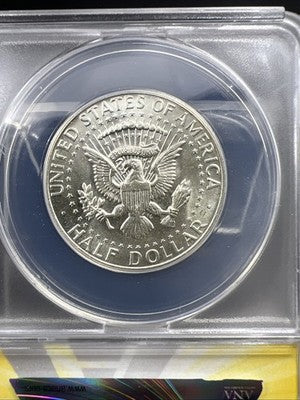 1964 P 50c Kennedy Silver Half Dollar Coin ANACS MS65 Gem BU #58