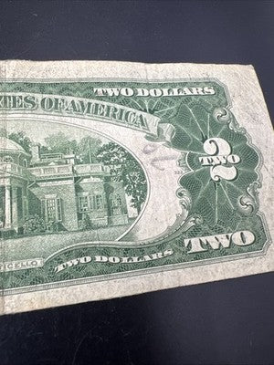 1928 F $2 USN United States Note Red Seal Bills G Circ #333 Neat Serial #