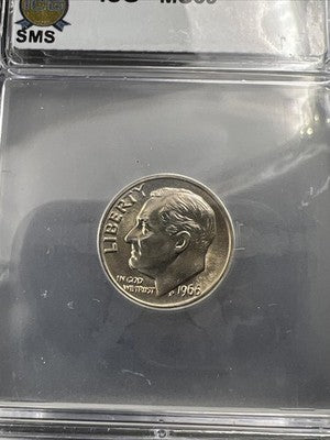 1966 SMS 10c Roosevelt Dime Coin ICG MS69