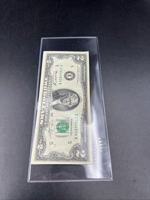 5 Consecutive 1976 $2 FRN Federal Reserve Bicentennial Notes CH AU #54