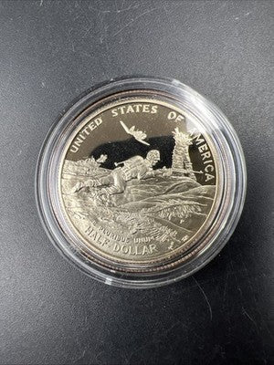 1991 - 1995 P WWII World War II Half Dollar Coin Gem Proof in used Capsule