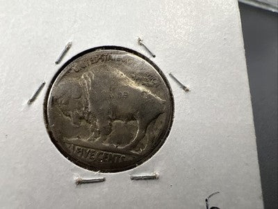 Hobo Buffalo Nickel Coin Modern Carving SKU#E