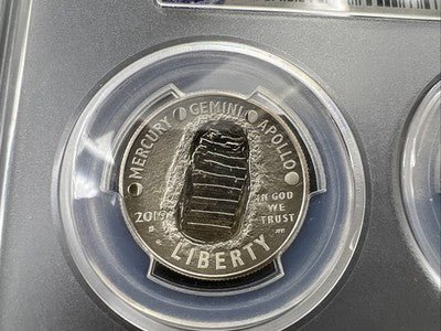 2019 S Apollo 11 50th Anniversary Set First Strike PCGS PR70 Reverse Proof