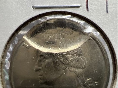1998 D 25c Washington Quarter Coin Double Struck Major Error CH BU UNC