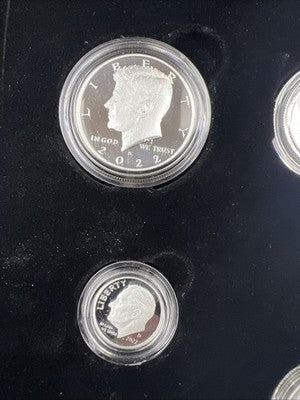 2022 Limited Edition US Silver Proof Set Complete w/ Box COA