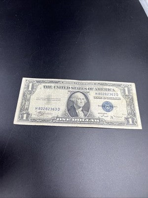 1935 B $1 US Silver Certificate CH VG Circ #63