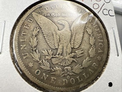 1900 O / CC OMM Morgan Silver Dollar Coin Choice VG Very Good Circ #A