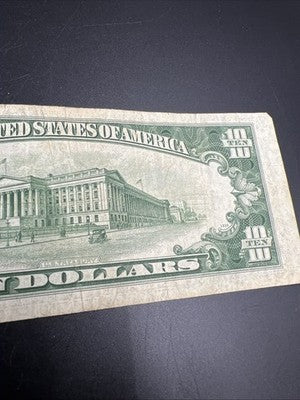 1934 C $10 FRN Federal Reserve Note St. Louis District VG Very Good #32