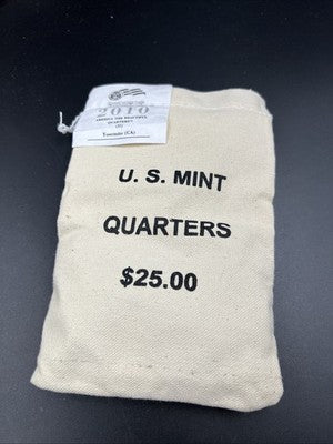 U.S. Mint Bag 100 2010 D Yosemite ATB Quarter Coins BU UNC