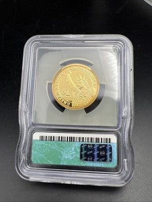 2007 S $1 John Adams Proof Presidential Dollar Coin ICG PR70 DCAM #111