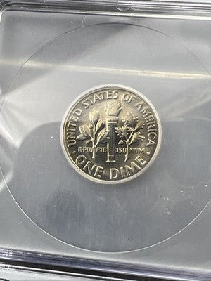 1966 10c SMS Roosevelt Copper Nickel Dime Coin MS68 ICG