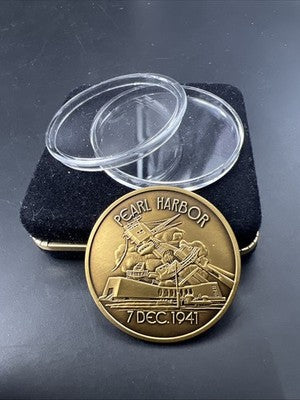 USS Arizona Museum Association Medal Pearl Harbor  BB-39 Commem UNC in box