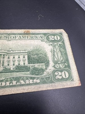 1950 B $20 FRN Federal Reserve Note Green Seal Very Circ #803