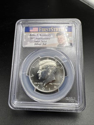 2014 D 50c Kennedy Silver Half Dollar Coin PCGS MS70 #495