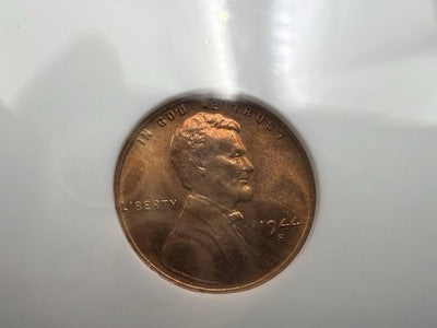 1944 S 1c Lincoln Wheat Cent Penny MS67 RD Some Toning #070