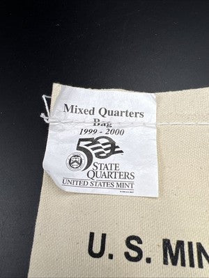 U.S. Mint Bag of 100 1999-2000 Mixed State Statehood Quarters BU UNC sk#b