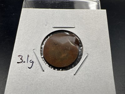 Off Center Lincoln Memorial Cent Error Coin ND 95% Copper 3.1 G Planchet ND