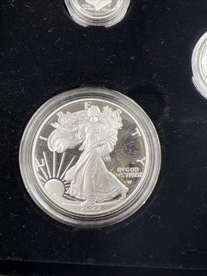 2022 Limited Edition US Silver Proof Set Complete w/ Box COA sku#b
