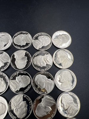 2004 S 5c Keel Boat Jefferson Nickel 40 Coin Roll Choice Proof