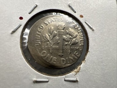 Broadstrike Error 1977 P 10c Roosevelt Dime Coin AU About UNC