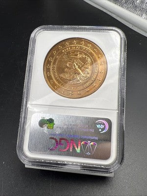 1968 Illinois Sesquicentennial Bronze Medal NGC CH BU MS64