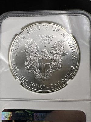 2021 P Emergency Production 1 Oz American Silver Eagle Moy Signature NGC MS70 #2