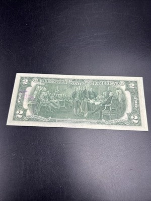 1976 $2 Bicentennial Postal Two Dollar Bill Chicago Ridge IL CH UNC #15597788