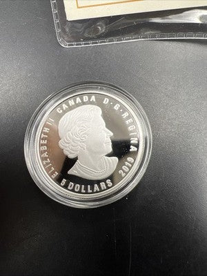 2019 Canada $5 Silver & Swarovski Crystal Saggitarus Zodiac Coin SK#a