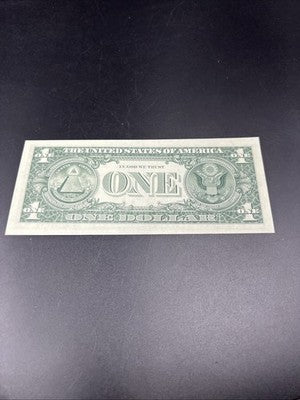 1969 $1 One Dollar FRN Federal Reserve Note UNC #807